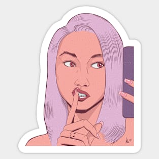 Attitude (Without Background) Sticker